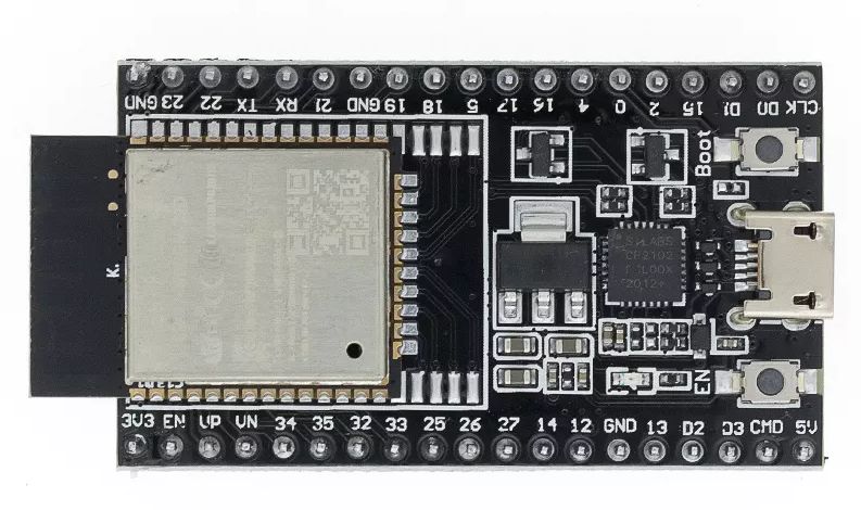 ESP32 microcontroller WiFi Bluetooth 38 pins ESP-WROOM-32D met CP2102 USB chip - 02